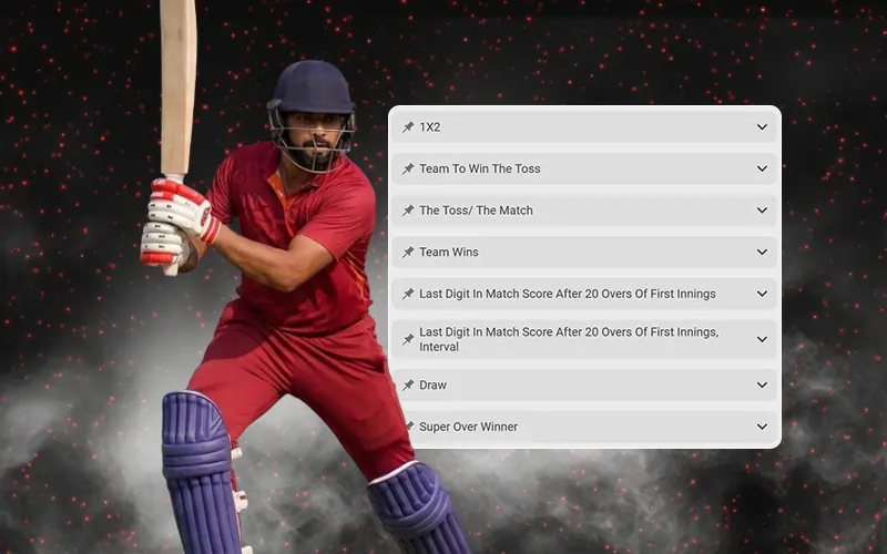 Choose a winning cricket bet at 888Starz.