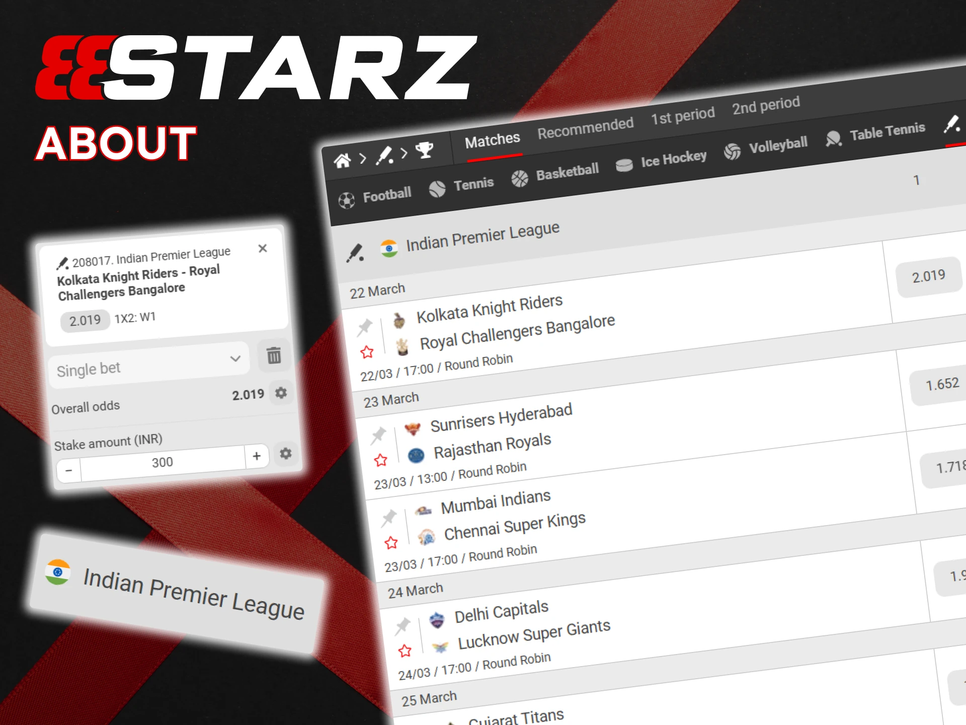 Find out about IPL betting at 888Starz.